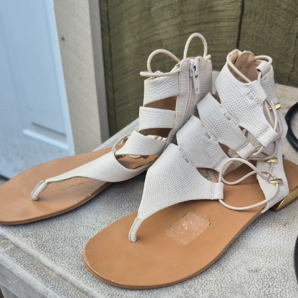 Women's Cream Sandals